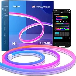 Vivid Colors, Wi-Fi Connectivity, and AI Patterns: Lepro N1 Rope Lights Review